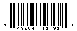 UPC barcode number 649964117913