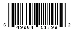 UPC barcode 649964117982