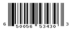 UPC barcode 650056534303
