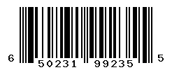 UPC barcode 650231992355