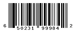 UPC barcode 650231999842