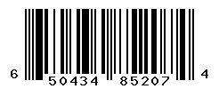 UPC barcode number 650434852074