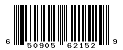UPC barcode number 650905621529