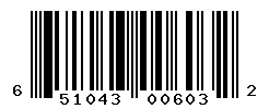 upc 651043006032 barcode image