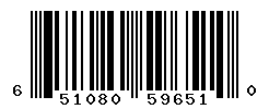 UPC barcode number 651080596510