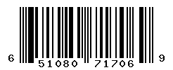 UPC barcode number 651080717069