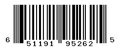 UPC barcode number 651191952625