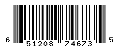 UPC barcode number 651208746735