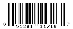 UPC barcode 651281117187