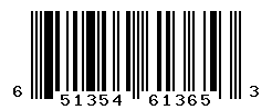 upc 651354613653 barcode image