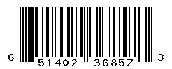 UPC barcode number 651402368573