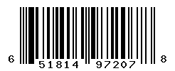 UPC barcode number 651814972078