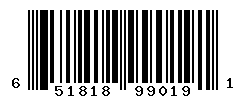 UPC barcode number 651818990191