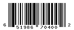 UPC barcode number 651986704002