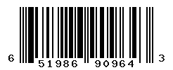 UPC barcode number 651986909643