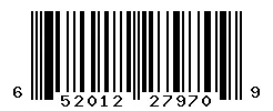 UPC barcode 652012279709
