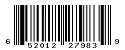 UPC barcode 652012279839