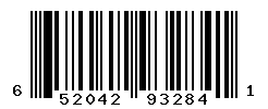 UPC barcode number 652042932841