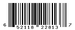 UPC barcode number 652118228137