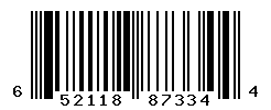 UPC barcode number 652118873344