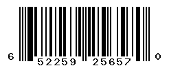 UPC barcode number 652259256570