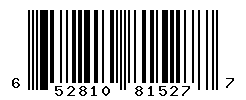 UPC barcode number 652810815277