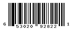 UPC barcode number 653020928221