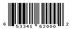 UPC 653341620002 barcode image
