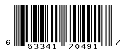 UPC barcode number 653341704917