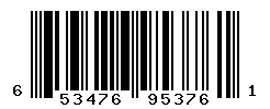 UPC barcode number 653476953761