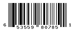 upc 653559807851 barcode image