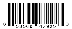 UPC barcode number 653569479253