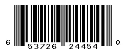UPC barcode 653726244540