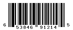 UPC barcode number 653846912145