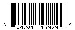 654301139299 barcode