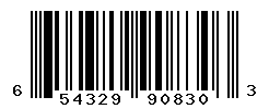 UPC barcode number 654329908303