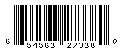 UPC barcode number 654563273380