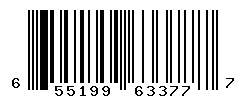 upc 655199633777 barcode image