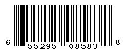 UPC barcode number 655295085838