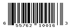 UPC barcode number 655762100163