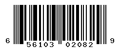 UPC barcode number 656103020829