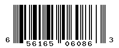 UPC barcode number 656165060863