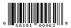 UPC barcode number 656191000628
