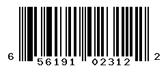 UPC barcode number 656191023122