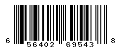 UPC barcode number 656402695438