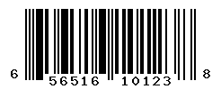 UPC barcode number 656516101238