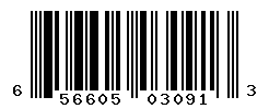 UPC barcode number 656605030913