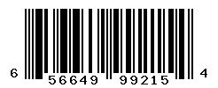 UPC barcode number 656649992154
