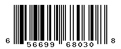 UPC barcode number 656699680308