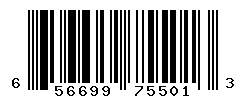 UPC barcode number 656699755013
